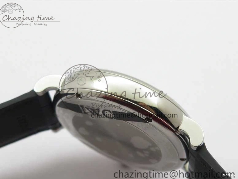 MIROTIME 0308 Vibrant Portofino IW459402 SS MKS 1:1 Best Edition White Dial on Black Leather Strap Miyota 7086